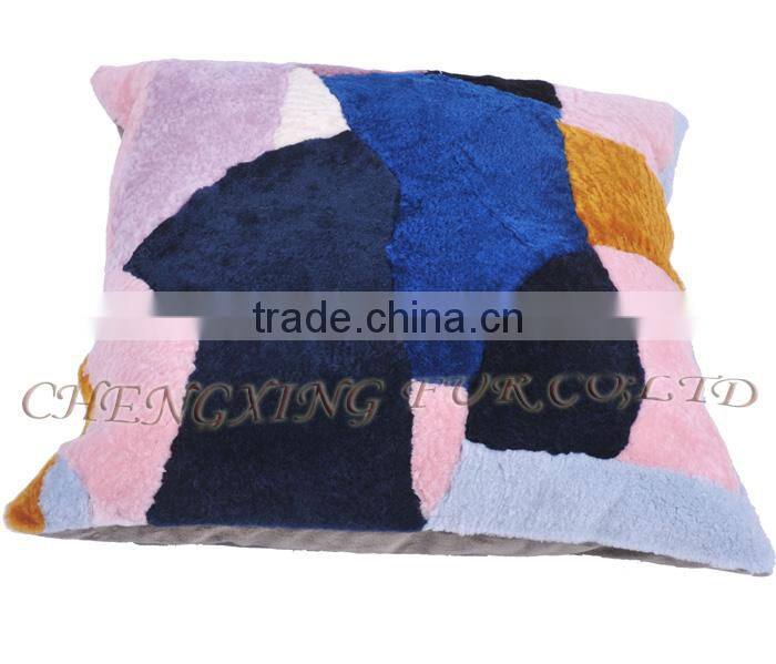 CX-D-97C Home Decor Wholesale Cheap Sofa Genuine Fur Sleeping Pillow