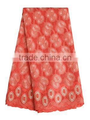 Pretty design swiss voile lace charming See Through african swiss lace