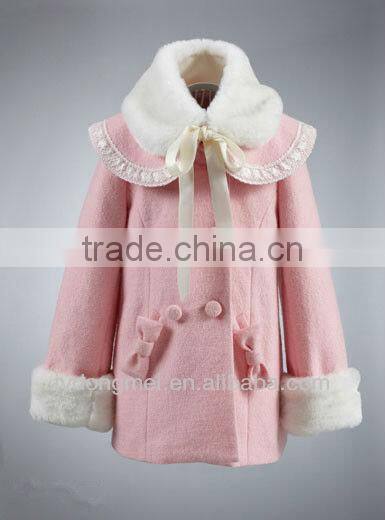 kids coat with bow