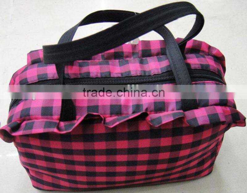 Fashion Lady checked makeup case