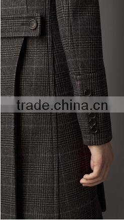 2014 Latest Style Formal Occasion Slim Fit Mens Cashmere Britsh Hot style Men Coat