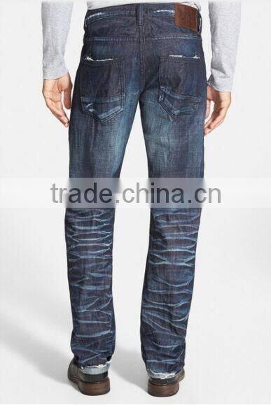Biker Jeans Fashion Denim trousers(LOTK099)
