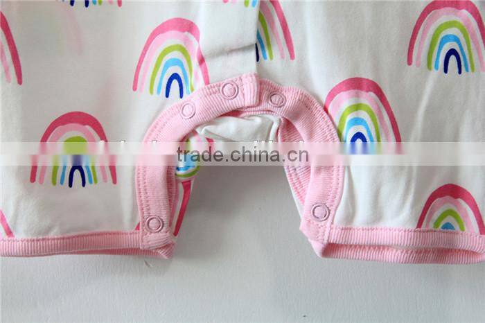 SR-269G Baby Summer 2017 Wholesale Children Clothing USA Baby Girls Rompers Kids Boys Bodysuit Baby Clothes Short Sleeve Romper