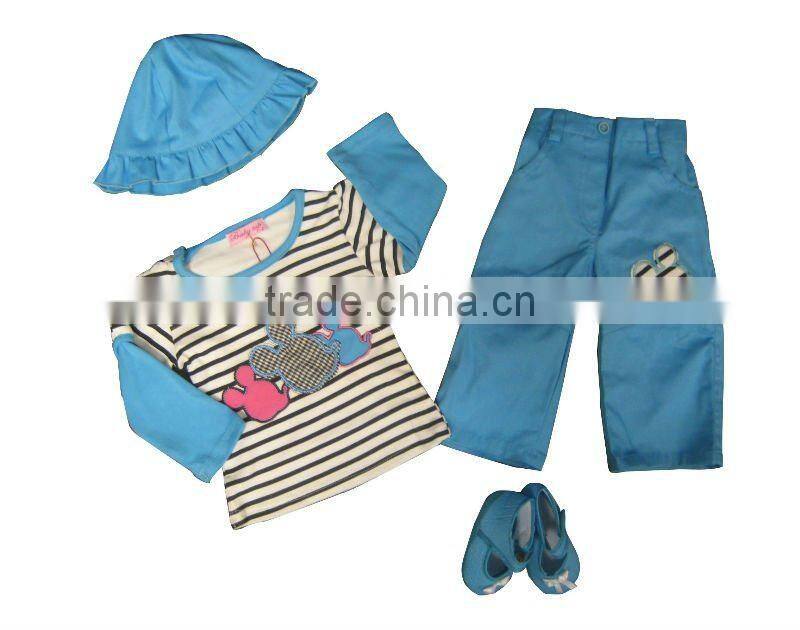 High Quality 6pcs Newest Pretty Baby Clothing Set Baby Gift Box Set for Newborn Wholesale