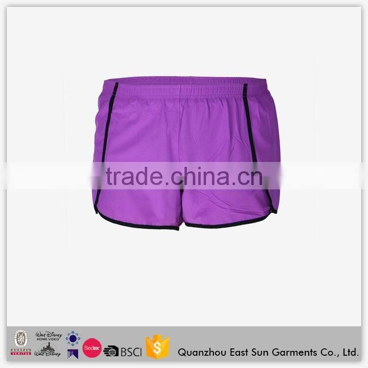 Top Quality Latest Design Hot Sexy Women's Fitness Apparel Colorful Running Sport Shorts With Double Layer Yoga Pants