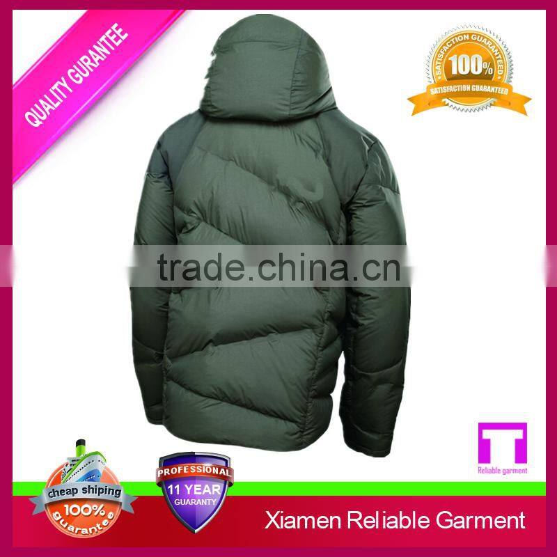 Span children's winter down jacket with hood
