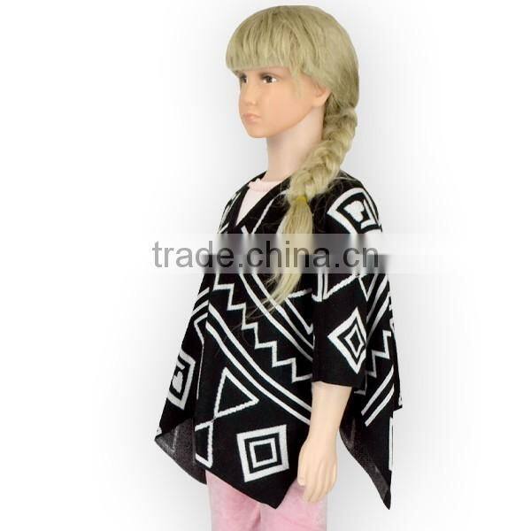 Black Paisley Shawl Fashional Styles American Kids Autumn Clothes Wholesale