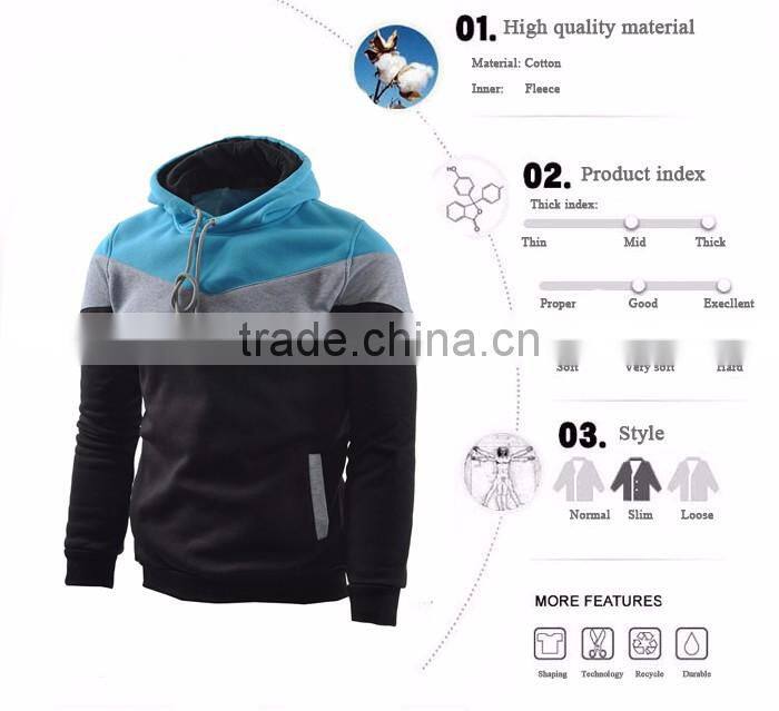 customized fleece pullover fashion sweatshirts hoodies for men