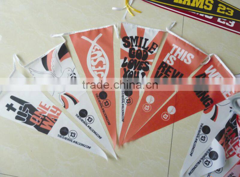 polyester custom bunting flag