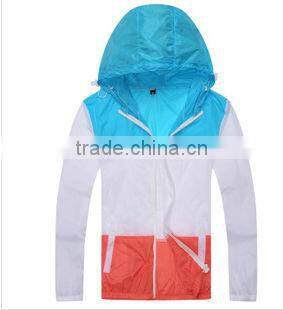 wholesale lightweight waterproof Anti-UV women skin jackets