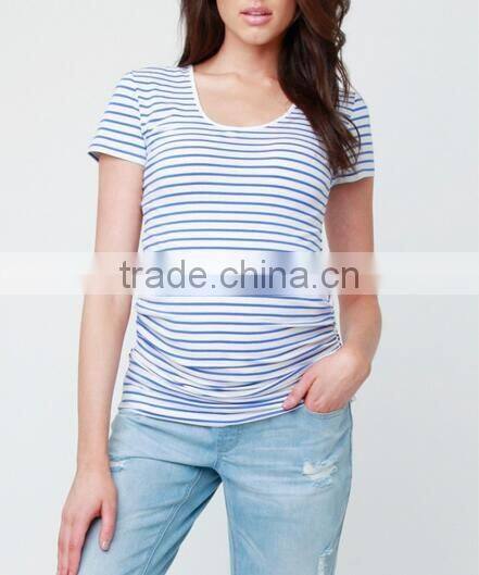 Wholesale maternity womens clothes cotton t-shirt 2017