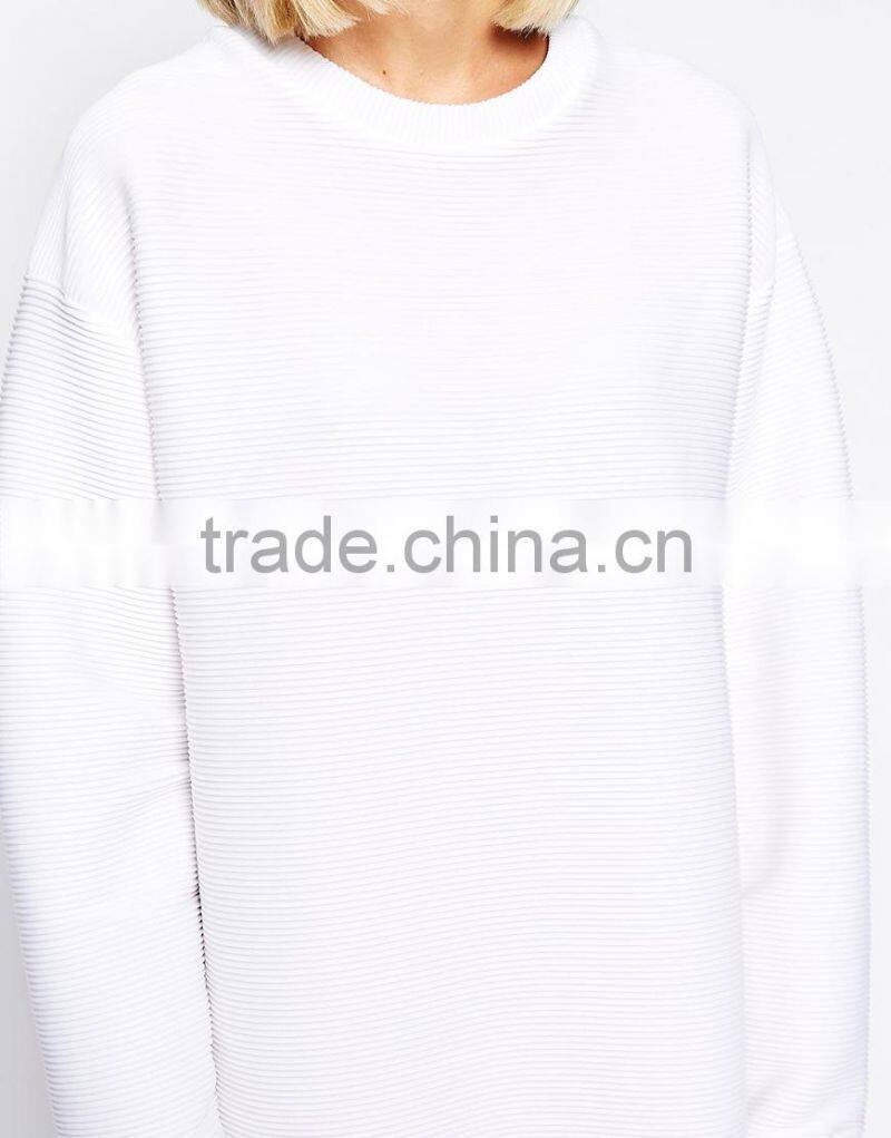 The Laden Showroom X Renee London Textured Rib Sweatshirt Dress