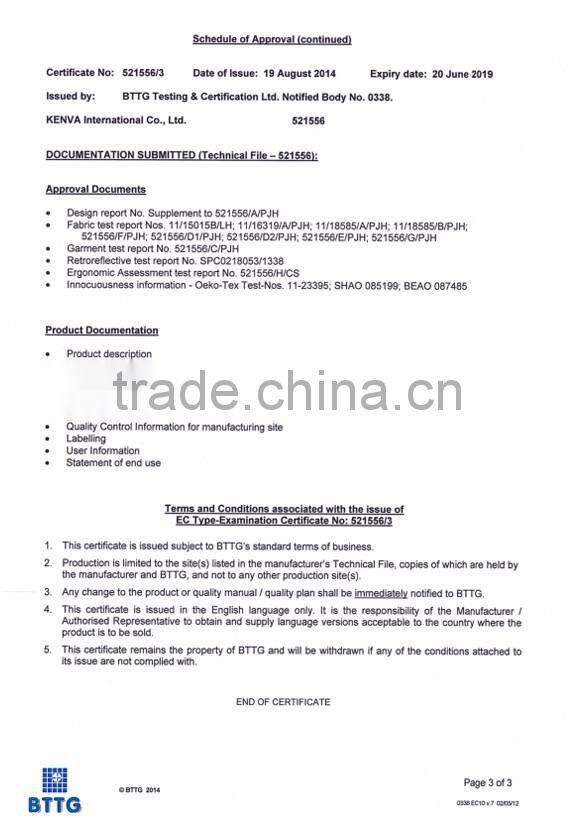 Winter hi-vis waterproof jacket men reflective tape coat