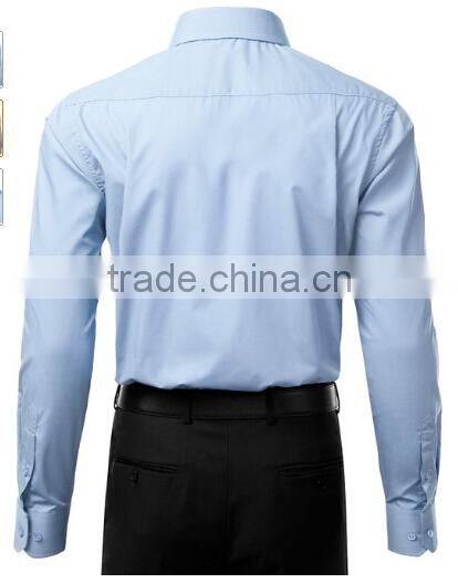 uniforms men's light blue work shirt
