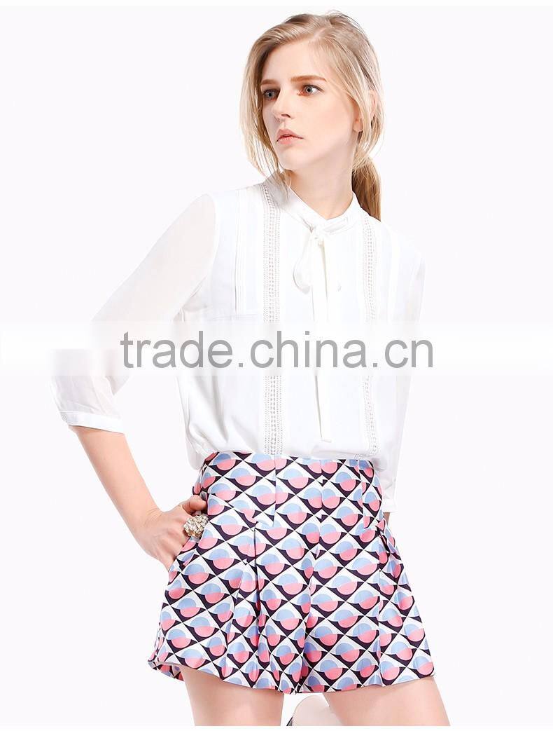 2016 guangzhou in latest chiffon tops for women chiffon images of chiffon tops