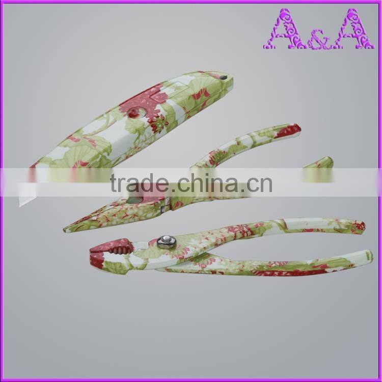 Floral printing craft hand tools with plastic case