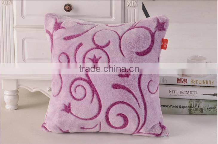 Family Decoration Cutting Floral Fleece Seat Cushion Sofa Chair Student Office Thicken Sanding Cloth
