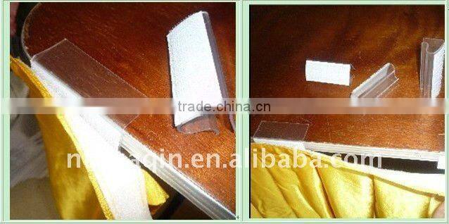 plastic beautiful banquet table skirting clips