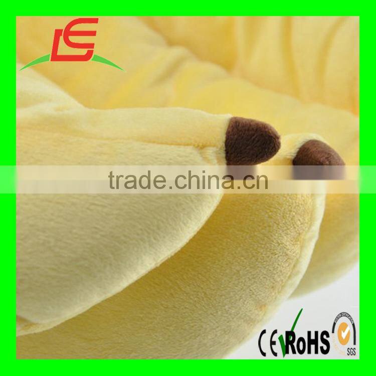 LE B095 Hot sale banana plush stuffed toys in fruit design for kids