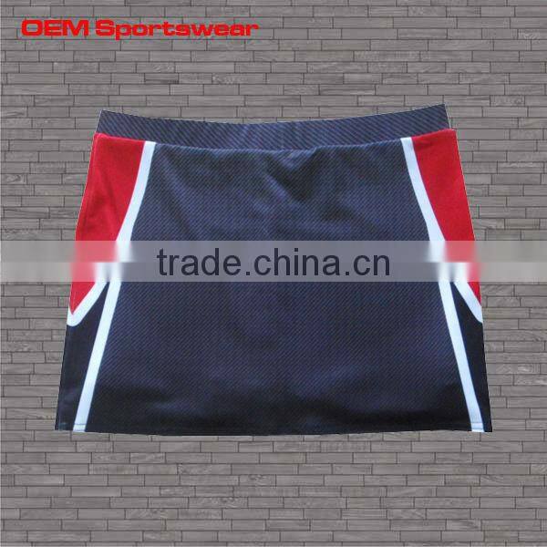 girls sublimated cheerleading dress with short