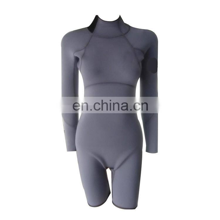 Custom 2015 best popular neoprene surf wetsuits with nylon fabric women