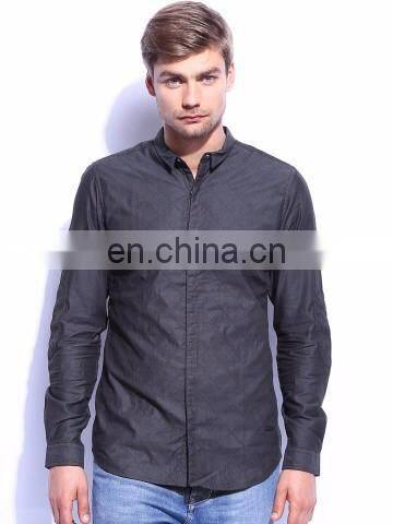 Black Coffee Men Burgundy Slim Fit Formal Shirt