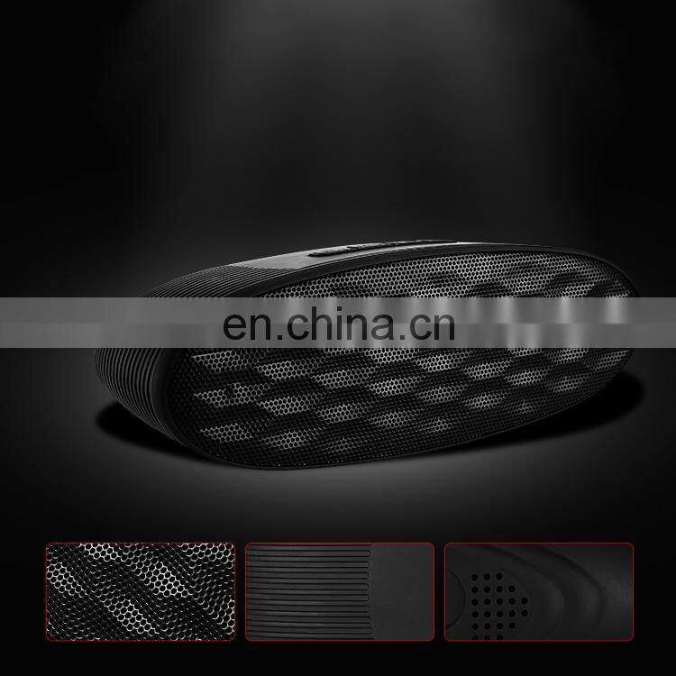 JOYROOM JR-M01 Double Horn Desktop Stereo Speaker with Built-in MIC, Support Hands-free Calls & TF Card & AUX IN & FM,