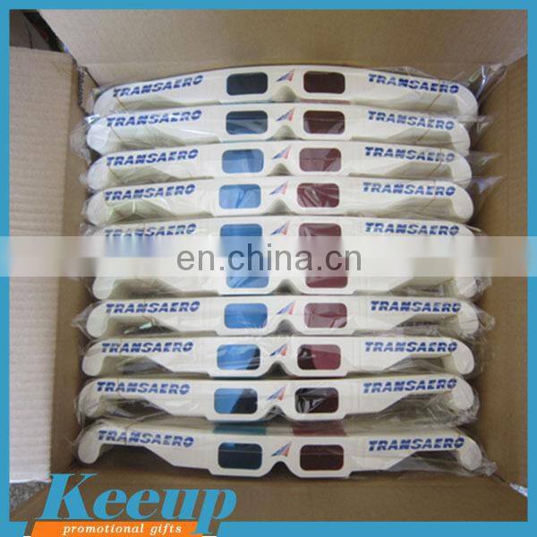 Disposable 3D Glasses Paper Best Promotional Giveaways