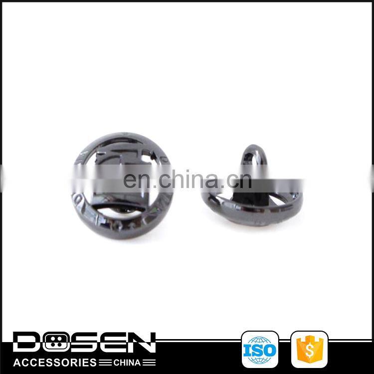 Hollowly Carved Metal custom button fastener