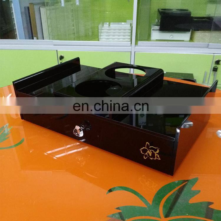 Modern Acrylic hotel bathroom amenities tray sets /hotel amenities set /amenity tray in hotel