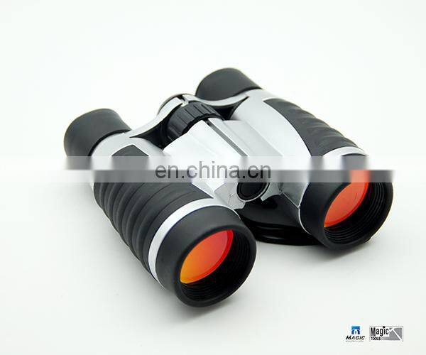 Ruby Colored UV Coated Optics Compact Binoculars With Protective Nylon Carrying Pouch