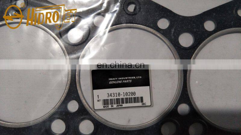 diesel engine parts cylinder head gasket 34310-10200 used for S6K engine
