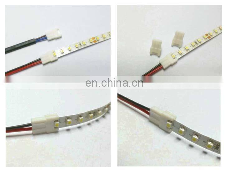 solderless 4 pin rgb led strip connector