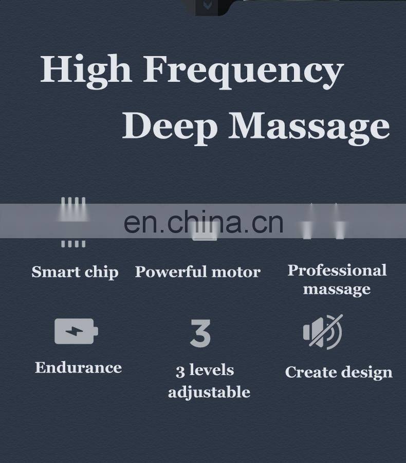 New 3 Levels Adjustable Smart Fascia Gun With High Power Motor