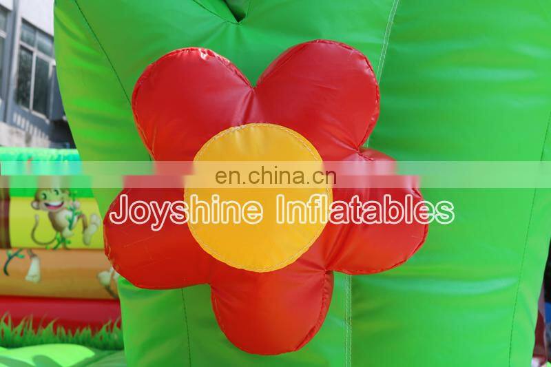 Childhood Inflatable Monkey Jumper Bouncer Kids Children Outdoor Jumping Zoo Bouncy Castle For Sale