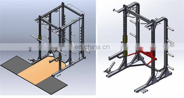 Gym commercial fitness equipment multifunctional 3D Smith machine