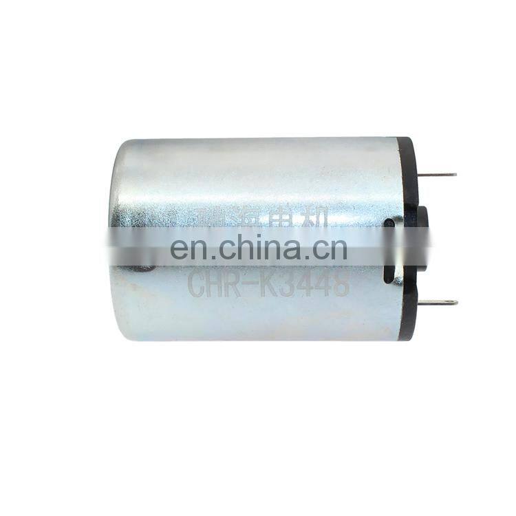 chihai motor CHR-K3448 Permanent magnet dc 24v 3700rpm mini carbon brush motor for vending machine