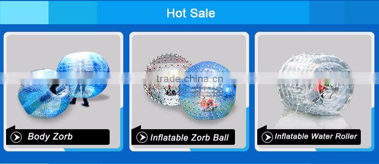 Human inflatable bowling ball water ice walking bubble ball for sale