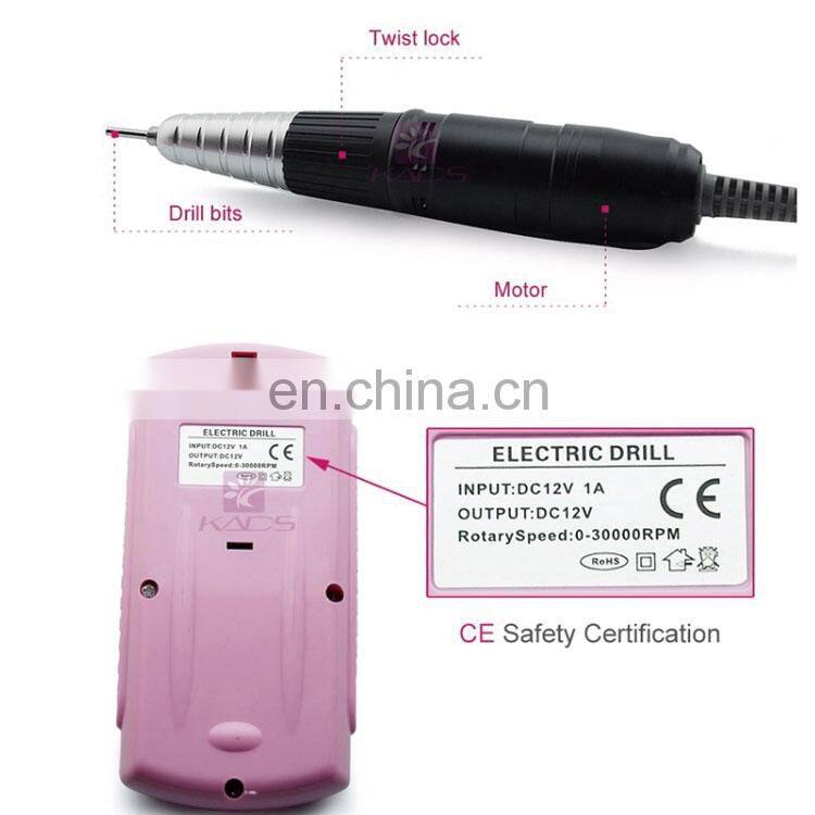 Rechargeable 30000RPM Nail Extension Manicure Nail Art Polish Cover Pink Clear Jelly Camouflage UV Gel Popular Nail Drill 101