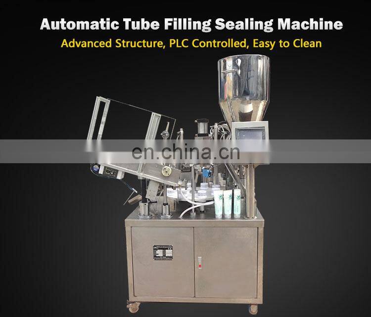 1 2 4 6 8 heads fully automatic liquid ointment tube filling machine oil filling machine