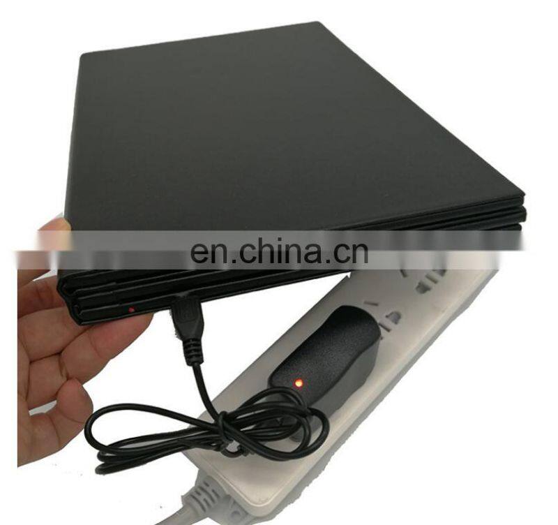 3 pages lighting foldable portable battery operated acrylic material led restaurant menu