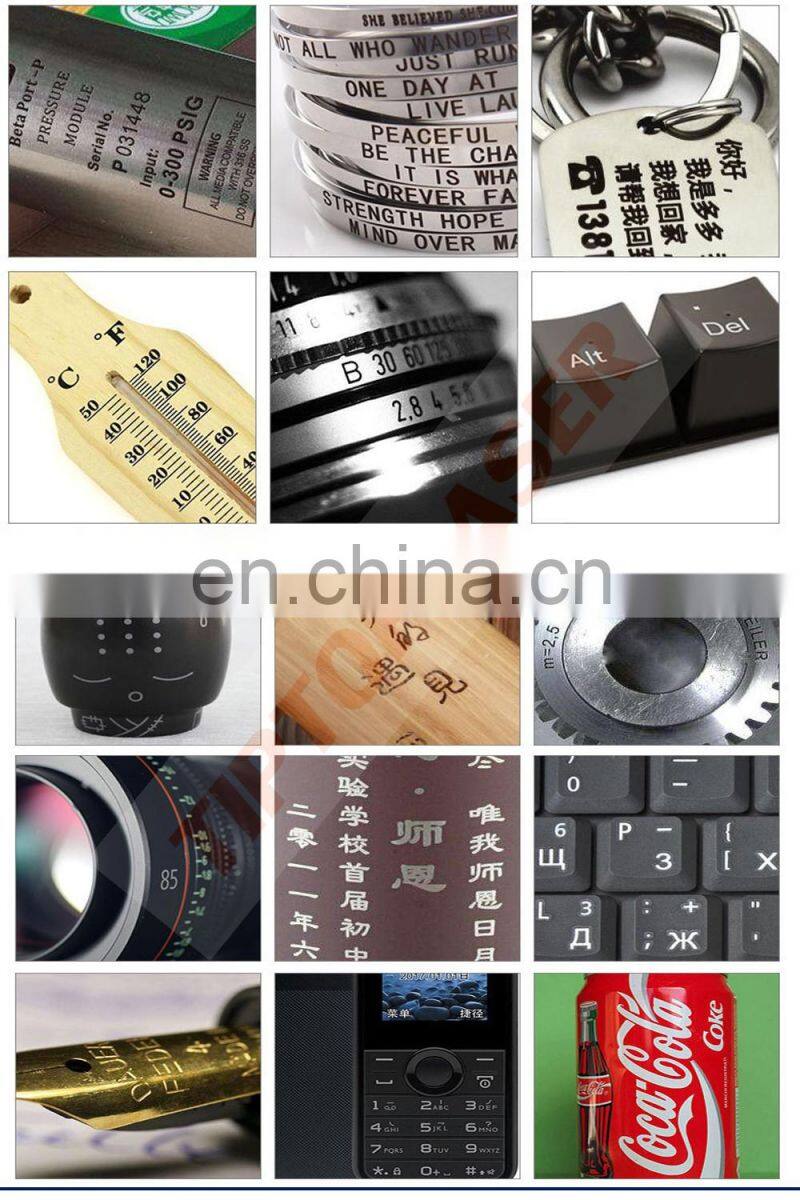 High performance stainless steel fiber laser marking machine logo maker machine for bar code