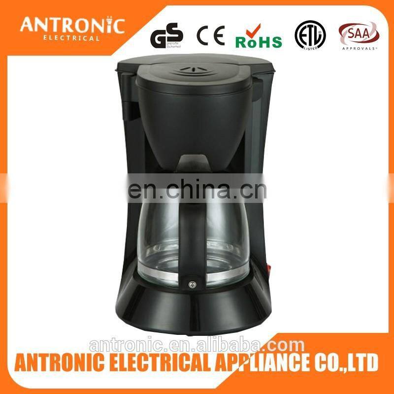 promotion low price ATC-CM-6633 anti-drip 0.6L 4-6 cups home use  electric drip coffee maker