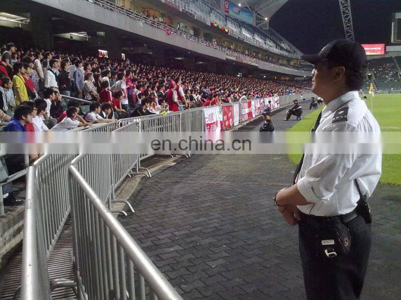 security pedestrian barrier panel /crossing Crowd Control Barrier riot roof with reflective railing professional factory