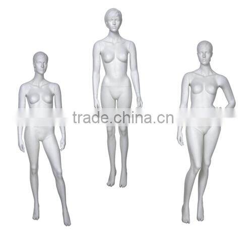 new female mannequin,matt white female mannequin with featrue faces,big size mannequin