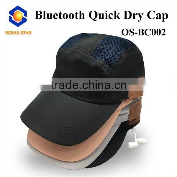 bluetooth sun hat with headphone Nylon cap