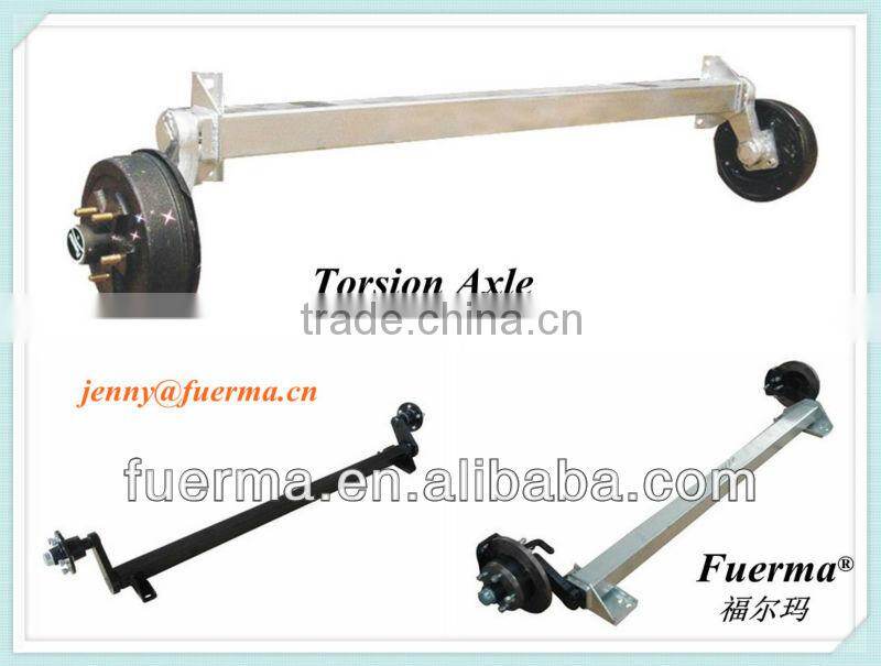 boat trailer torsion axle