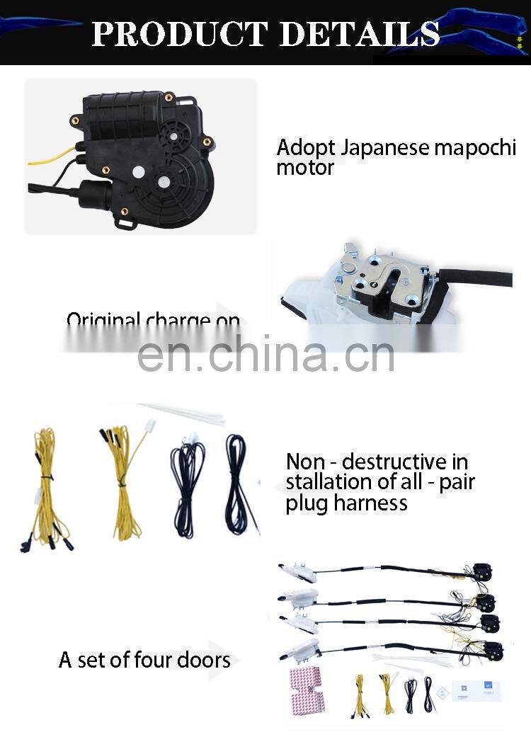 Black electric suction door for Renault Kadjar