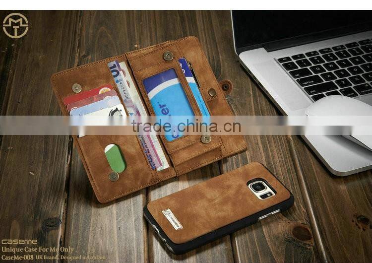 for Samsung s7 case leather stand flip phone case with 2 business card holder photo bag leather case for Samsung s7