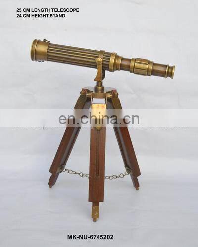 brass nautical large telescope